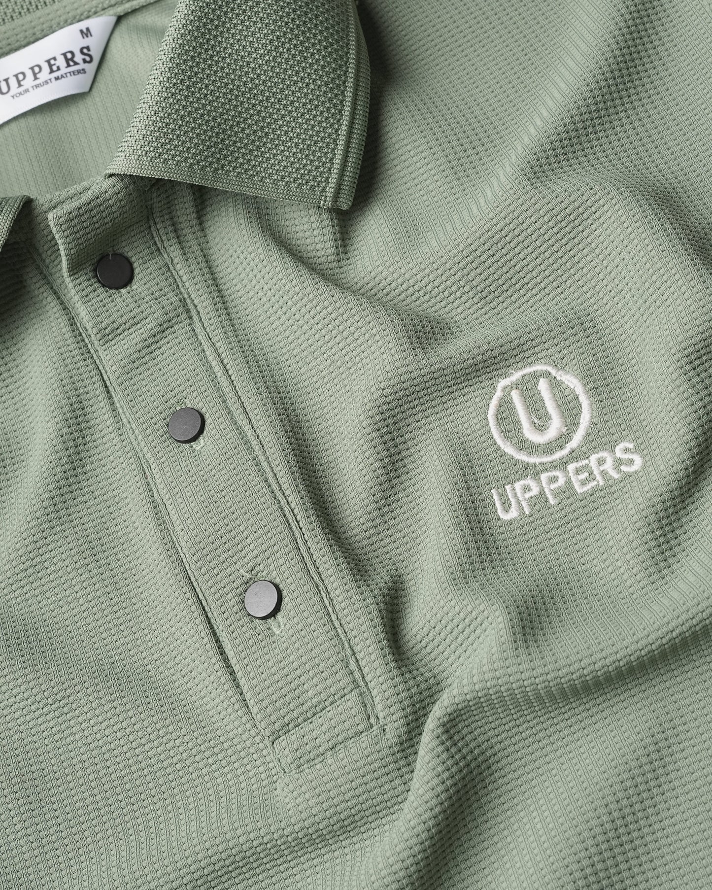 Embroidery Logo with Half Sleeve, Imported Polo  Light Green T-Shirt