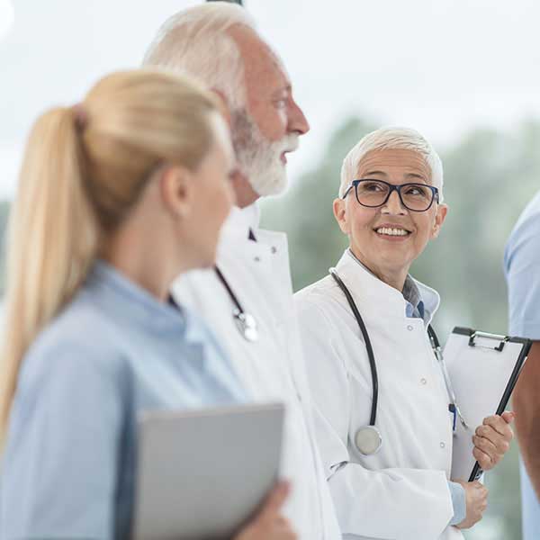 Doctor consulting patient